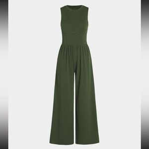 TikTok Viral Cider Olive Green Romper Sz Large